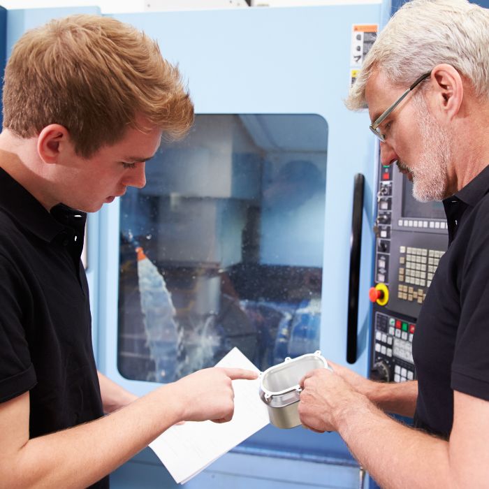 the apprenticeship program experience. An apprentice and his mentor