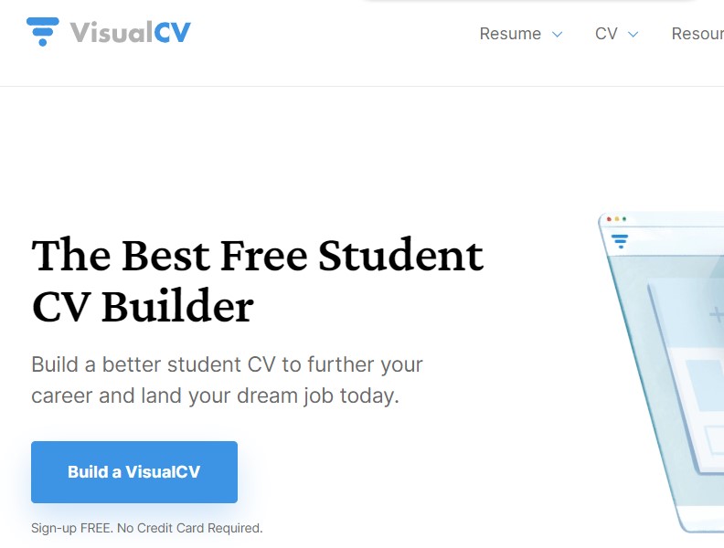 Visual cv site